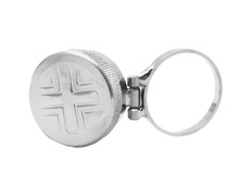 Crismera of ring with engraved Cross