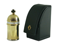 Gold plated chrism & oil vessels