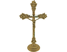 Baroque style table crucifixes