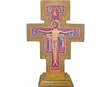 Add to Cart Cross of San Damiano of wood for table Cross of San Damiano of wood for table