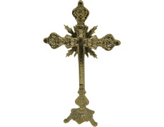 Add to Cart Golden color Catholic Church tabletop Cross Golden color Catholic Church tabletop Cross