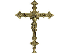Bronze Processional Cross | Four Evangelists