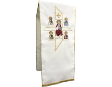 Add to Cart Altar Lectern Cloth | Byzantine Style embroidery beige Altar Lectern Cloth | Byzantine Style embroidery beige
