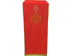 Add to Cart Red Alpha and Omega embroidered ambo cover Red Alpha and Omega embroidered ambo cover