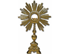 Baroque bronze monstrance