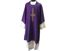 Add to Cart Dalmatic in the four liturgical colors with Cross purple Dalmatic in the four liturgical colors with Cross purple