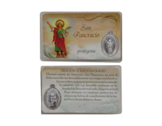 Holy Card of Saint Pancras | Devotional Card