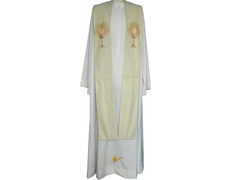 Add to Cart Viscose stole decorated with beige chalice Viscose stole decorated with beige chalice
