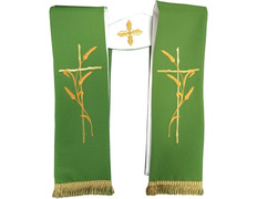Add to Cart Priest reversible stole | Catholic Church vestments green / white Priest reversible stole | Catholic Church vestments green / white