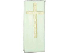 Add to Cart Stolon with white embroidered golden cross Stolon with white embroidered golden cross