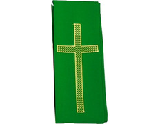 Add to Cart Stolon with green embroidered golden cross Stolon with green embroidered golden cross