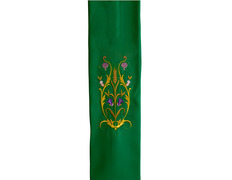 Add to Cart Stolon with various green embroidered liturgical motifs Stolon with various green embroidered liturgical motifs