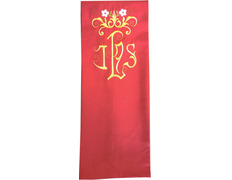 Add to Cart Stolon in the four liturgical colors with red embroidered JHS Stolon in the four liturgical colors with red embroidered JHS