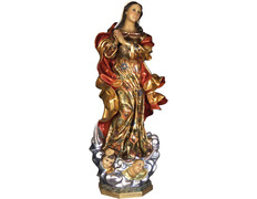 Add to Cart Immaculate Conception baroque figurine with gold leaf finish Immaculate Conception baroque figurine with gold leaf finish