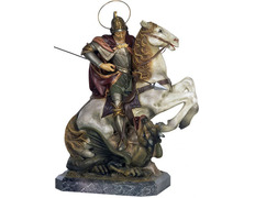 Add to Cart Saint George on horseback fights the dragon Saint George on horseback fights the dragon