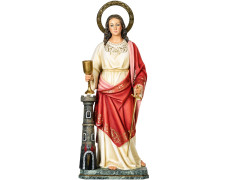 Saint Barbara, patron saint of miners.