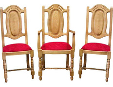 Add to Cart Set of carved chestnut wood stalls Set of carved chestnut wood stalls