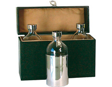 Set of three crystal rims with metal reinforcement 500 cc.