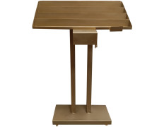 Wrought-iron votive stand | Golden finish