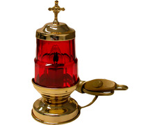 Lamp of the Blessed Sacrament electric with 17 cm. Tall