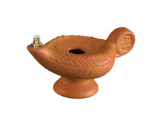 Add to Cart Terracotta lamp for liquid wax | 20cm Terracotta lamp for liquid wax | 20cm