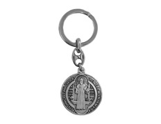 Saint Benedict medal keychain