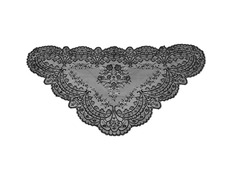 Black Spanish mantilla for Holy Week