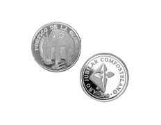 Add to Cart Silver coin souvenir of the Pórtico de la Gloria Silver coin souvenir of the Pórtico de la Gloria