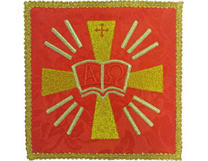 Add to Cart Pall embroidery Alpha and Omega | Altar Sets red Pall embroidery Alpha and Omega | Altar Sets red