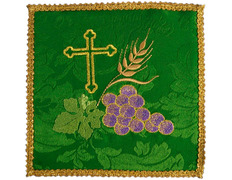 Add to Cart Altar cloth pall | Liturgical embroidery green Altar cloth pall | Liturgical embroidery green