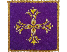 Add to Cart Cross embroidered pall | Catholic Altar cloths purple Cross embroidered pall | Catholic Altar cloths purple