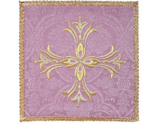 Add to Cart Cross embroidered pall | Catholic Altar cloths pink Cross embroidered pall | Catholic Altar cloths pink