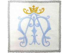 Add to Cart Marian embroidered pall | Altar Sets Marian embroidered pall | Altar Sets