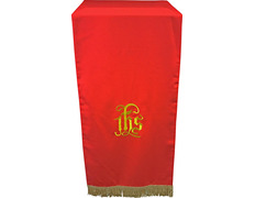Add to Cart Lectern cover cloth with JHS red embroidery Lectern cover cloth with JHS red embroidery