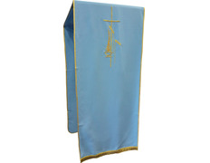 Add to Cart Blue Gold Fringe Polyester Lectern Cloth Blue Gold Fringe Polyester Lectern Cloth