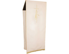 Gold Fringe Polyester Lectern Cloth beige