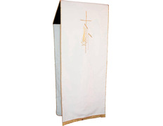 Add to Cart White Gold Fringe Polyester Lectern Cloth White Gold Fringe Polyester Lectern Cloth