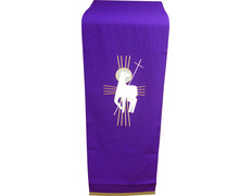 Add to Cart Polyester lectern cloth in the four liturgical colors purple Polyester lectern cloth in the four liturgical colors purple