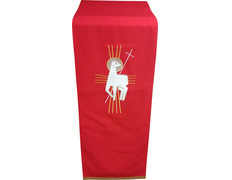 Add to Cart Polyester lectern cloth in the four liturgical colors red Polyester lectern cloth in the four liturgical colors red