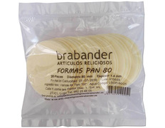 20 White shapes - 80 mm.