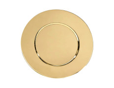 Smooth metal paten - 15.5 diameter