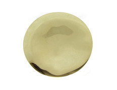 Polished metal paten - 7 cm. diameter