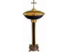 Add to Cart Baptism font in gold and black cast iron Baptism font in gold and black cast iron