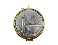 Catholic Pyx | Religious elements in relief