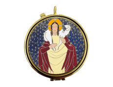 Add to Cart Golden per diem holder with colored enamel Golden per diem holder with colored enamel