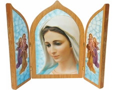 Religious triptychs - Our Lady of Medjugorje
