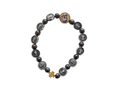 Add to Cart St. Benedict bracelet | Silver Color Medal St. Benedict bracelet | Silver Color Medal