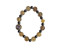 Add to Cart Saint Benedict bracelet | Gold-plated color medals Saint Benedict bracelet | Gold-plated color medals