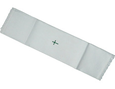 Add to Cart White purificator with embroidered Cross green White purificator with embroidered Cross green