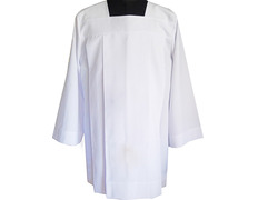 Add to Cart White priest roquette with pleats White priest roquette with pleats